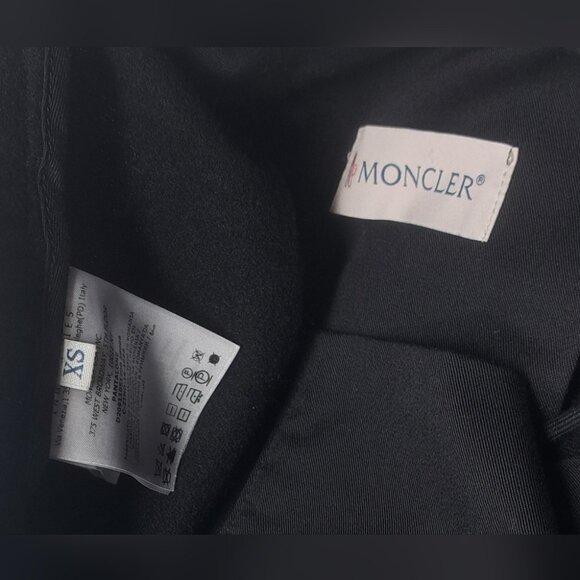Moncler Men's Sweatpants Wool Nylon Black Size XS 28-31W - Picture 7 of 14